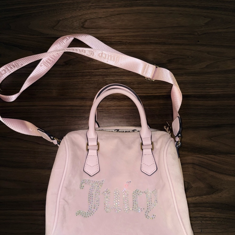Juicy Couture Pink Velour Purse (Rare)